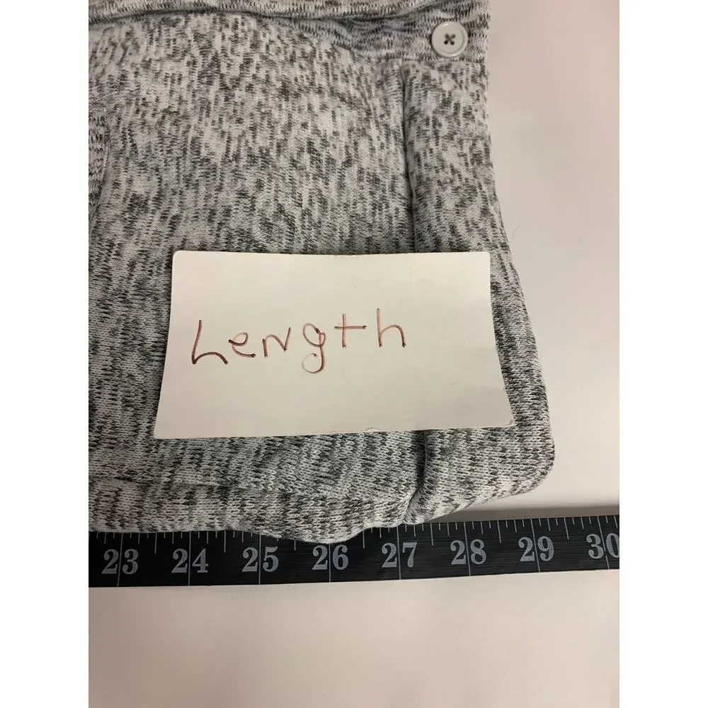 Haband Cardigan Grey Fleece Grandpa Normcore Professor Dad Warm Mens SZ M